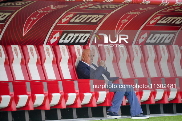 Adriano Galliani (CEO AC Monza) during AC Monza against Bologna FC 1909, Serie A, at U-Power Stadium in Monza, Italy, on September 22, 2024....