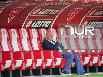 Adriano Galliani (CEO AC Monza) during AC Monza against Bologna FC 1909, Serie A, at U-Power Stadium in Monza, Italy, on September 22, 2024....