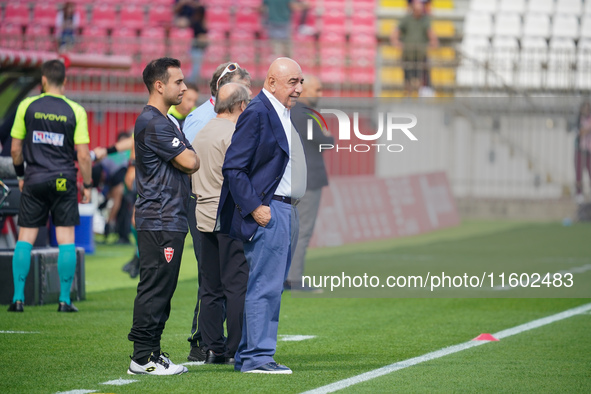 Adriano Galliani (CEO AC Monza) during AC Monza against Bologna FC 1909, Serie A, at U-Power Stadium in Monza, Italy, on September 22, 2024....