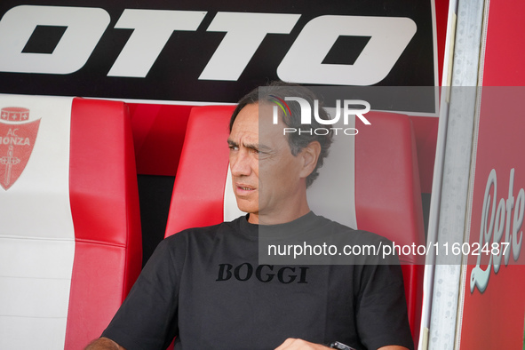 Alessandro Nesta (head coach of AC Monza) during the match between AC Monza and Bologna FC 1909, Serie A, at U-Power Stadium in Monza, Italy...