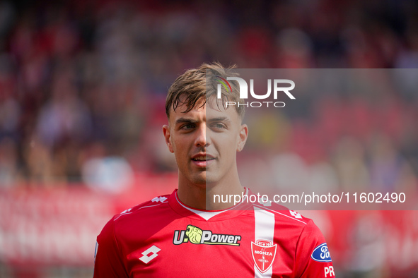 Daniel Maldini during AC Monza against Bologna FC 1909, Serie A, at U-Power Stadium in Monza, Italy, on September 22, 2024. 