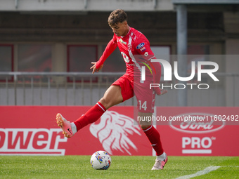 Daniel Maldini during AC Monza against Bologna FC 1909, Serie A, at U-Power Stadium in Monza, Italy, on September 22, 2024. (