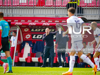 Vincenzo Italiano (head coach of Bologna FC 1909) during AC Monza against Bologna FC 1909, Serie A, at U-Power Stadium in Monza, Italy, on S...