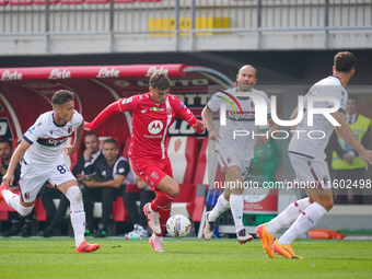 Daniel Maldini during AC Monza against Bologna FC 1909, Serie A, at U-Power Stadium in Monza, Italy, on September 22, 2024. (