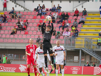 Federico Ravaglia participates in the match between AC Monza and Bologna FC 1909, Serie A, at U-Power Stadium in Monza, Italy, on September...