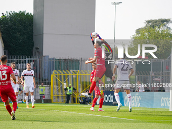 Milan Djuric participates in the match between AC Monza and Bologna FC 1909, Serie A, at U-Power Stadium in Monza, Italy, on September 22, 2...