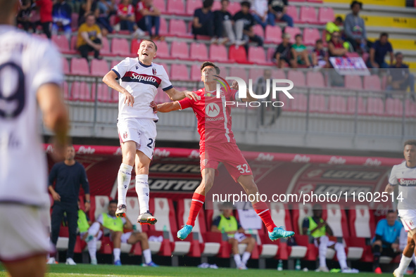 Matteo Pessina plays during the match between AC Monza and Bologna FC 1909, Serie A, at U-Power Stadium in Monza, Italy, on September 22, 20...