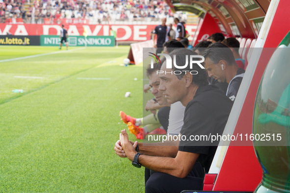 Alessandro Nesta (head coach of AC Monza) during the match between AC Monza and Bologna FC 1909, Serie A, at U-Power Stadium in Monza, Italy...