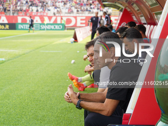 Alessandro Nesta (head coach of AC Monza) during the match between AC Monza and Bologna FC 1909, Serie A, at U-Power Stadium in Monza, Italy...