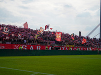 A supporter of AC Monza's Curva Davide Pieri during the match between AC Monza and Bologna FC 1909, Serie A, at U-Power Stadium in Monza, It...