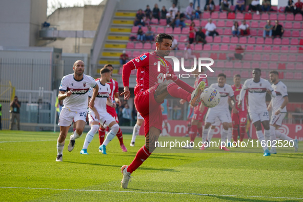 Armando Izzo during the match between AC Monza and Bologna FC 1909, Serie A, at U-Power Stadium in Monza, Italy, on September 22, 2024. 