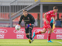 Federico Ravaglia participates in the match between AC Monza and Bologna FC 1909, Serie A, at U-Power Stadium in Monza, Italy, on September...