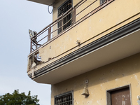 People dig through the rubble of a building that collapses in Saviano, near Naples, on Sunday morning. According to initial reconstructions,...