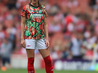 Laia Codina before the Barclays FA Women's Super League match between Arsenal and Manchester City at the Emirates Stadium in London, England...