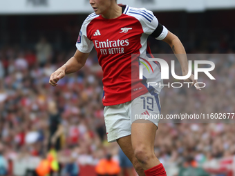 Arsenal's Caitlin Foord during the Barclays FA Women's Super League match between Arsenal and Manchester City at the Emirates Stadium in Lon...