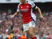 Arsenal's Caitlin Foord during the Barclays FA Women's Super League match between Arsenal and Manchester City at the Emirates Stadium in Lon...