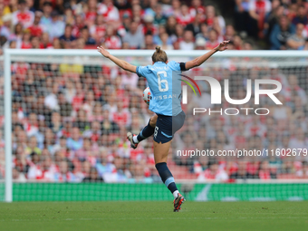 Vivianne Miedema returns to her former club during the Barclays FA Women's Super League match between Arsenal and Manchester City at the Emi...