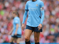 Manchester City Captain Alex Greenwood during the Barclays FA Women's Super League match between Arsenal and Manchester City at the Emirates...