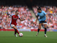 Caitlin Foord of Arsenal during the Barclays FA Women's Super League match between Arsenal and Manchester City at the Emirates Stadium in Lo...