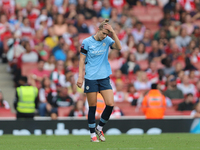 Vivianne Miedema appears frustrated during the Barclays FA Women's Super League match between Arsenal and Manchester City at the Emirates St...