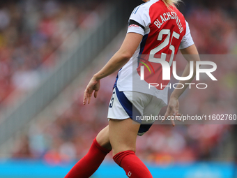 Stina Blackstenius during the Barclays FA Women's Super League match between Arsenal and Manchester City at the Emirates Stadium in London,...