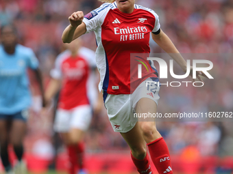 Frida Maanum during the Barclays FA Women's Super League match between Arsenal and Manchester City at the Emirates Stadium in London, Englan...