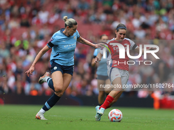 Arsenal's new signing Mariona Caldentey during the Barclays FA Women's Super League match between Arsenal and Manchester City at the Emirate...