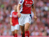 Katie McCabe during the Barclays FA Women's Super League match between Arsenal and Manchester City at the Emirates Stadium in London, Englan...