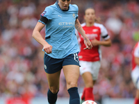 Alanna Kennedy during the Barclays FA Women's Super League match between Arsenal and Manchester City at the Emirates Stadium in London, Engl...