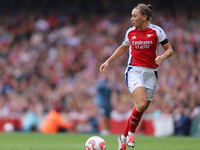 Katie McCabe during the Barclays FA Women's Super League match between Arsenal and Manchester City at the Emirates Stadium in London, Englan...