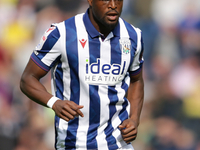 Josh Maja of West Bromwich Albion during the Sky Bet Championship match between West Bromwich Albion and Plymouth Argyle at The Hawthorns in...