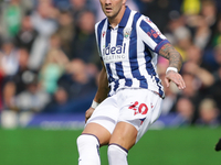 Uros Racic of West Bromwich Albion during the Sky Bet Championship match between West Bromwich Albion and Plymouth Argyle at The Hawthorns i...