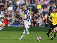 Uros Racic of West Bromwich Albion during the Sky Bet Championship match between West Bromwich Albion and Plymouth Argyle at The Hawthorns i...