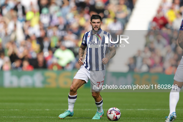 Alex Mowatt of West Bromwich Albion during the Sky Bet Championship match between West Bromwich Albion and Plymouth Argyle at The Hawthorns...