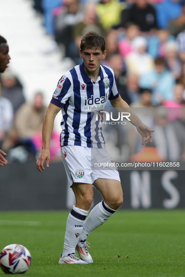 Tom Fellows of West Bromwich Albion during the Sky Bet Championship match between West Bromwich Albion and Plymouth Argyle at The Hawthorns...