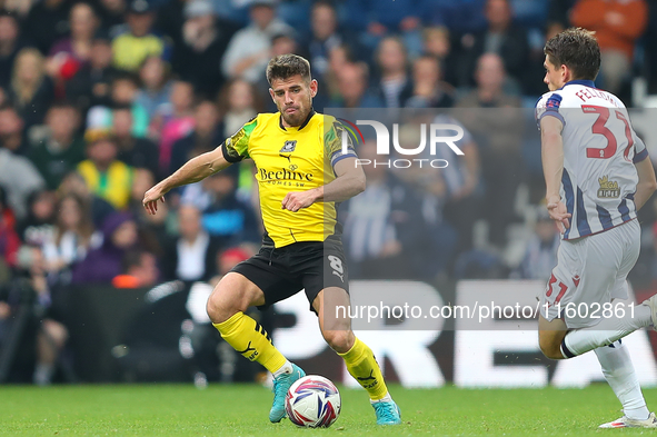 Joe Edwards of Plymouth Argyle during the Sky Bet Championship match between West Bromwich Albion and Plymouth Argyle at The Hawthorns in We...