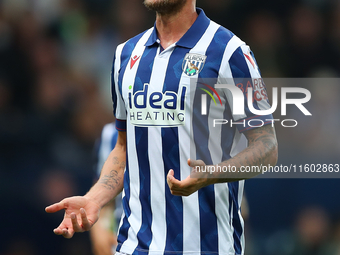 John Swift of West Bromwich Albion during the Sky Bet Championship match between West Bromwich Albion and Plymouth Argyle at The Hawthorns i...