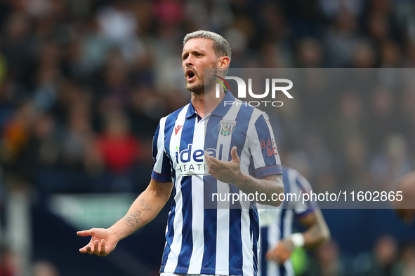 John Swift of West Bromwich Albion during the Sky Bet Championship match between West Bromwich Albion and Plymouth Argyle at The Hawthorns i...