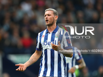 John Swift of West Bromwich Albion during the Sky Bet Championship match between West Bromwich Albion and Plymouth Argyle at The Hawthorns i...