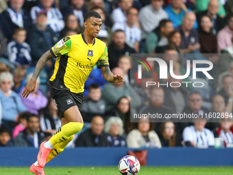 Morgan Whittaker of Plymouth Argyle is in action during the Sky Bet Championship match between West Bromwich Albion and Plymouth Argyle at T...