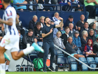 West Bromwich Albion's manager Carlos Corberan during the Sky Bet Championship match between West Bromwich Albion and Plymouth Argyle at The...