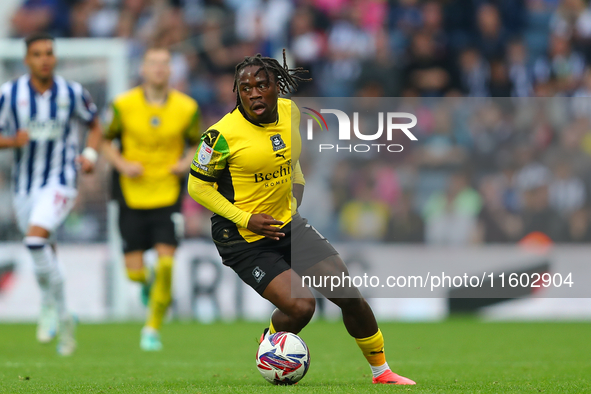 Michael Obafemi of Plymouth Argyle is in action during the Sky Bet Championship match between West Bromwich Albion and Plymouth Argyle at Th...