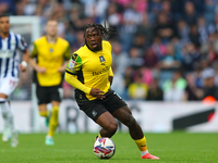 Michael Obafemi of Plymouth Argyle is in action during the Sky Bet Championship match between West Bromwich Albion and Plymouth Argyle at Th...