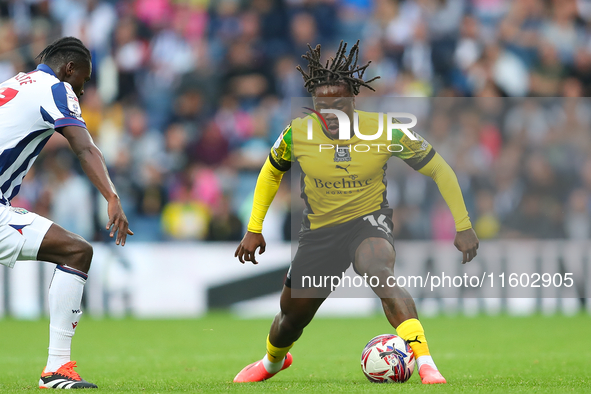 Michael Obafemi of Plymouth Argyle is in action during the Sky Bet Championship match between West Bromwich Albion and Plymouth Argyle at Th...