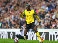 Mustapha Bundu of Plymouth Argyle during the Sky Bet Championship match between West Bromwich Albion and Plymouth Argyle at The Hawthorns in...