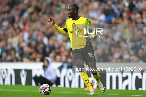 Mustapha Bundu of Plymouth Argyle during the Sky Bet Championship match between West Bromwich Albion and Plymouth Argyle at The Hawthorns in...