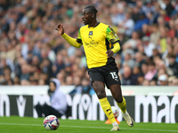 Mustapha Bundu of Plymouth Argyle during the Sky Bet Championship match between West Bromwich Albion and Plymouth Argyle at The Hawthorns in...