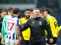 Plymouth Argyle manager Wayne Rooney after the Sky Bet Championship match between West Bromwich Albion and Plymouth Argyle at The Hawthorns...