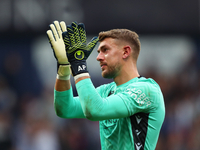 Alex Palmer of West Bromwich Albion applauds the fans after the Sky Bet Championship match between West Bromwich Albion and Plymouth Argyle...