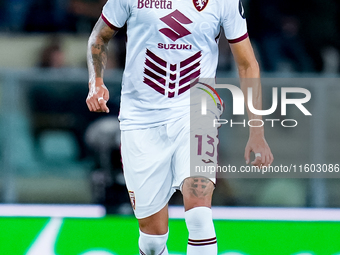 Guillermo Maripan of Torino FC during the Serie A Enilive match between Hellas Verona and Torino FC at Stadio Marcantonio Bentegodi on Septe...